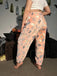 1970er Halloween Glühend Kürbis Geist Pyjama Hose