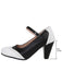 Vintage Farbblock Mary Jane Heels