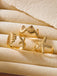 Gold Muschel Seestern Ringe Set