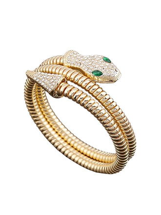 Vintage Strassstein Schlange Legierung Armband