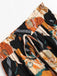 1970er Boho Blumen Bogen Stufen Rock