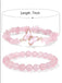 Kristallperlen Schmetterling Charm Armband Set