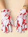 Weiß Halloween Schreckliche blutige Handschuhe