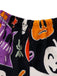 1970er Halloween Flanell Graffiti Glow-in-the-Dark Pyjama