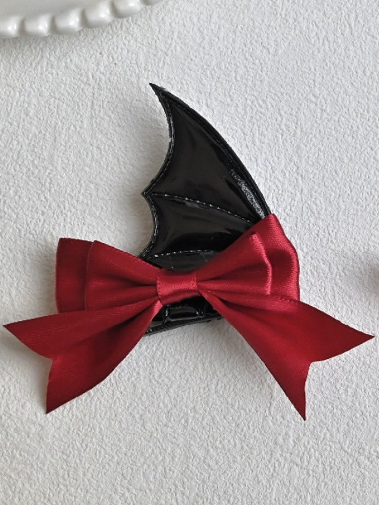 Vintage Gothic Bogen Leder Haarspange