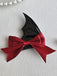 Vintage Gothic Bogen Leder Haarspange