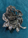 Vintage Strassstein Rose Brosche