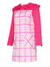 2PCS 1960er Plaids Tasche Wednesday Addams Stil Top & Kleid