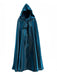 Halloween Solide Tie Hooded Cape Cloak