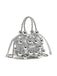 Metallisch Perlen Kordelzug Mini Beutel Tasche