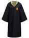 1970er Halloween Zaubererschule Kapuze Robe Kostüm Set