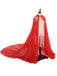 Schwarz Halloween Vampirbraut Netz Hooded Umhang