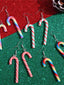 Weihnachten Regenbogen Zuckerrohrbonbon Farbe Ohrringe
