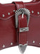 Burgunder Sattel Punk Vintage Tasche