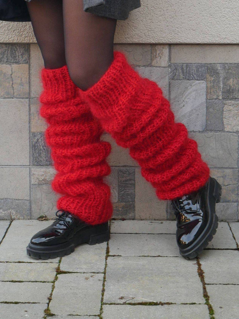 Mohair Gestrickt Lang-Pile Socken