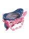 Rosa Zerrissener Denim 3D-Schmetterling Neuartige Tasche