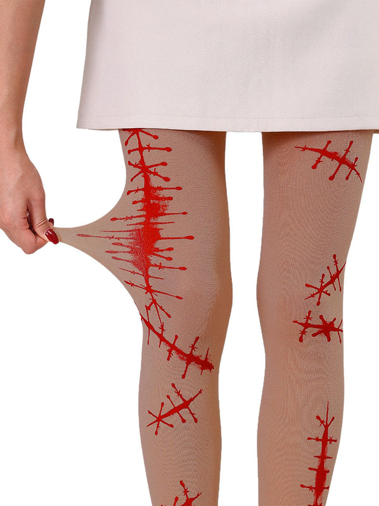 Halloween Blutstropfen Vintage Strumpfhosen