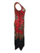 1920er V-Ausschnitt Pailletten Perlenbesatz Flapper Kleid