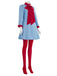 1950er Die With a Smile Gaga Cosplay Kostüm Set