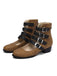 Runde Spitze Niedrig Blockabsatz Cut-Out Stiefel