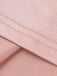 Rosa 1930er Solide Satin Gerüschtes Schlitz Kleid