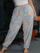 1970er Halloween Glühend Kürbis Geist Pyjama Hose