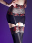 Halloween Spitze Splice Bodycon Suspender Strümpfe