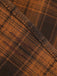 1950er Peter Pan Kragen Plaid Swing Kleid