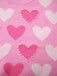 Rosa 1950er Valentinstag Herz Perle Pullover