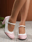 Vintage Farbblock Mary Jane Heels