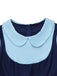 Blau 1960er Judy Hopps Kostüm Bunny Officer Shirt Kleid Set