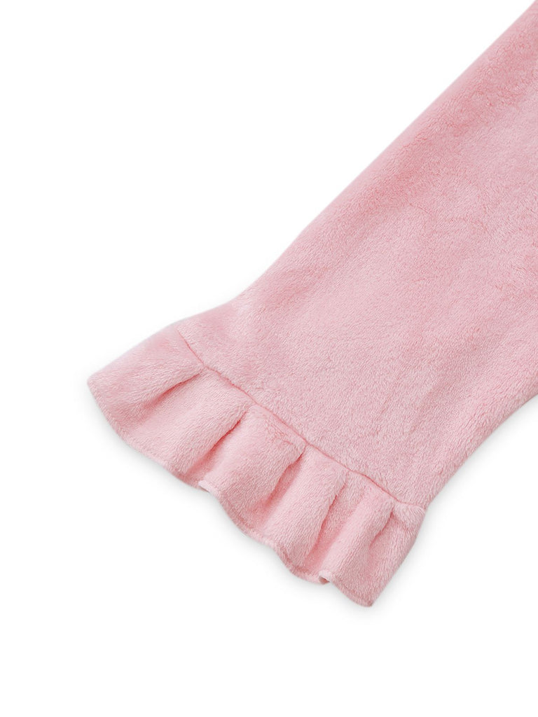 1930er Langarm Flanell Pajama Robe