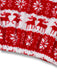 Rot 1960er Weihnachten Rentier-Korallenfleece Pyjama
