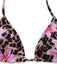 3PCS 1960er Leopard Druck Blumen Bikini Set & Cover Up