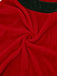 Rot 1970er Weihnachten Elf Jovie Kleid Set