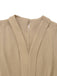 Khaki 1930er V-Ausschnitt Tasche Solide Romper