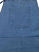 Blue 1950er Bogen Tie Denim Romper