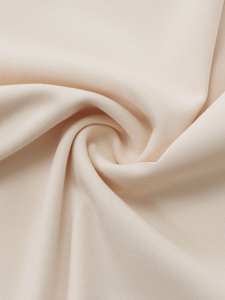 1950er Trägerlos Cut-Out Patchwork Jumpsuit Set