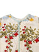 1940er Wasserlöslich Spitze Netz Stickerei Rüschen Kleid