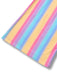 1970er Regenbogen Streifen Ärmellos Weites Bein Jumpsuit