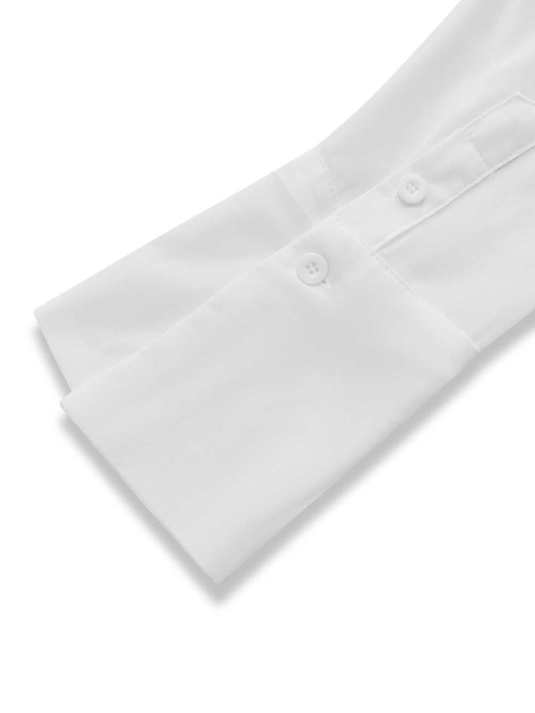 1960er Solide Durchsichtig Hemd Kleid