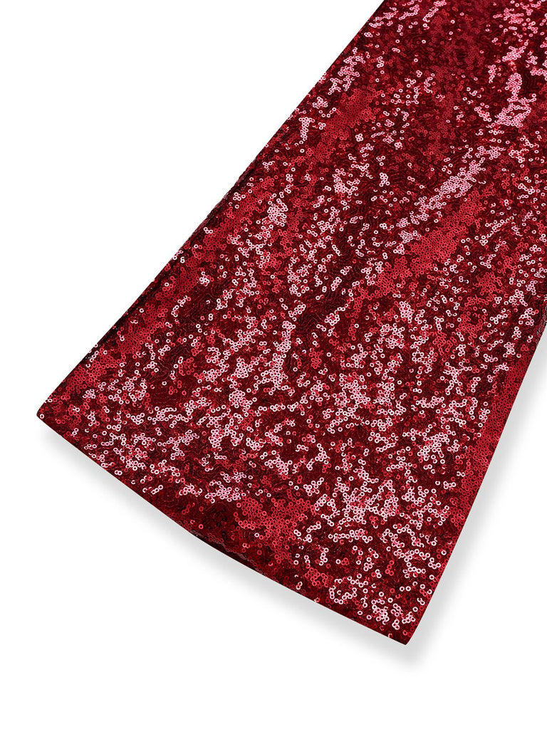 1970er Kette Träger Pailletten Disco Jumpsuit