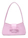 Vintage Leder Bogen Baguette Tasche