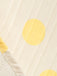 Beige 1950er Polka Dots Revers Tasten Kleid