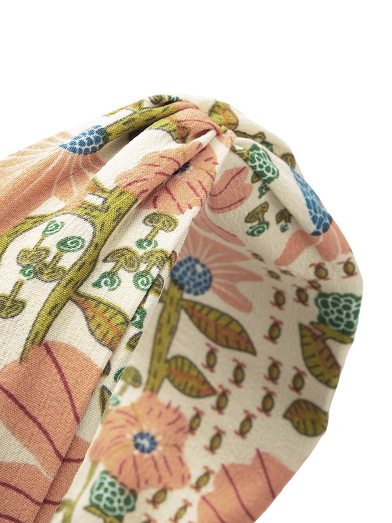 Bohemien Blumen Muster Stoff Stirnband