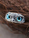 Vintage Böser Blick Eule Ring