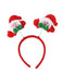 Weihnachten Bunte Rentiere Jingle Bells Pailletten Stirnband