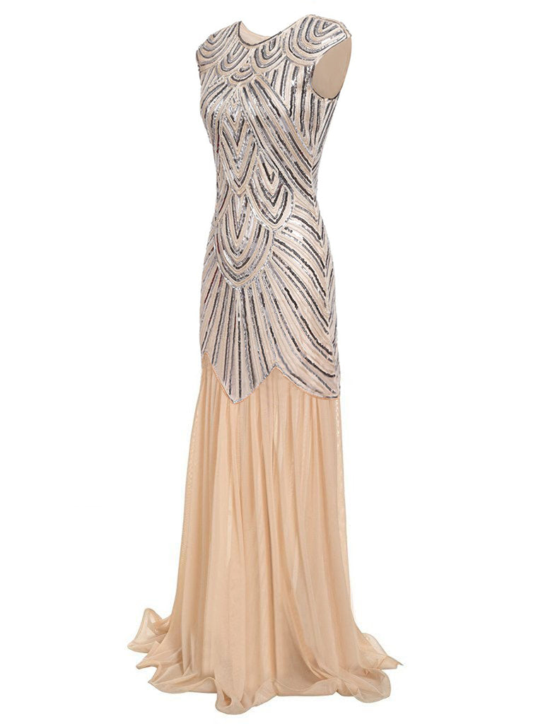 1920ER VINTAGE PAILLETTEN PARTY KLEID