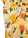 [Vorverkauf] Gelb 1950er Hortensie Blumen Gerüschtes Kleid