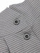 [Vorverkauf] 2PCS 1950er Schwarz Bluse & Grau Pin Check Halftergurt Rock